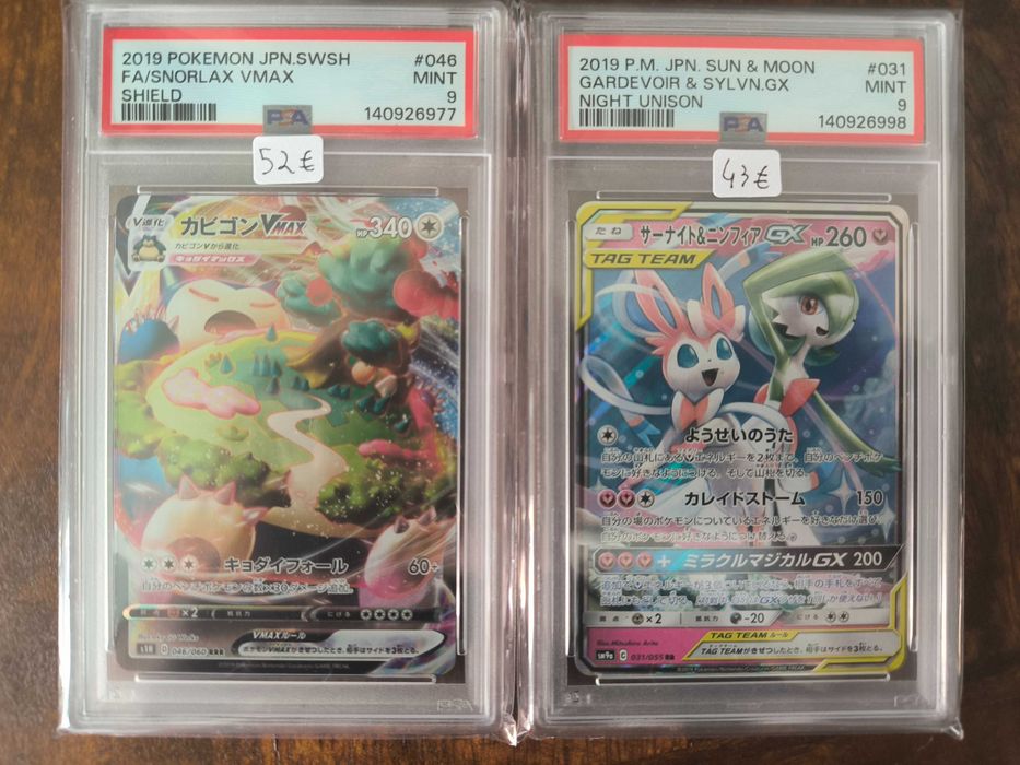 Cartas Graded Pokemon TCG - PSA/BGS/CGC Inglês e Japonês