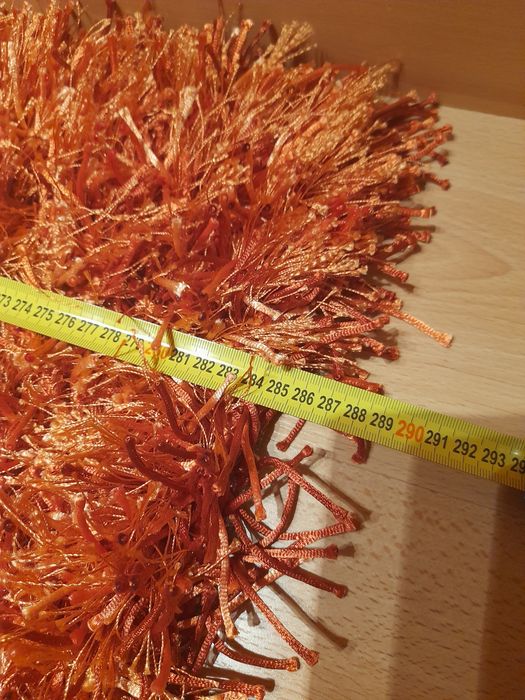 Carpete 2,85 x 1,90 laranja/laranja brilho