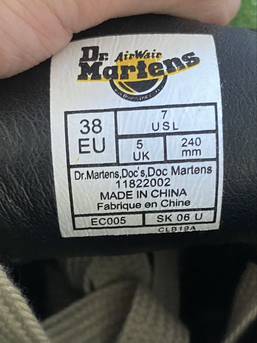 Высокие ботинки Dr. Martens