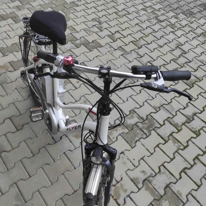Rower elektryczny Flyer silnik centralny Panasonic