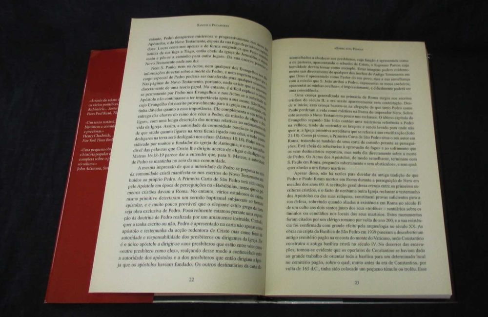 Livro Santos e Pecadores História dos Papas