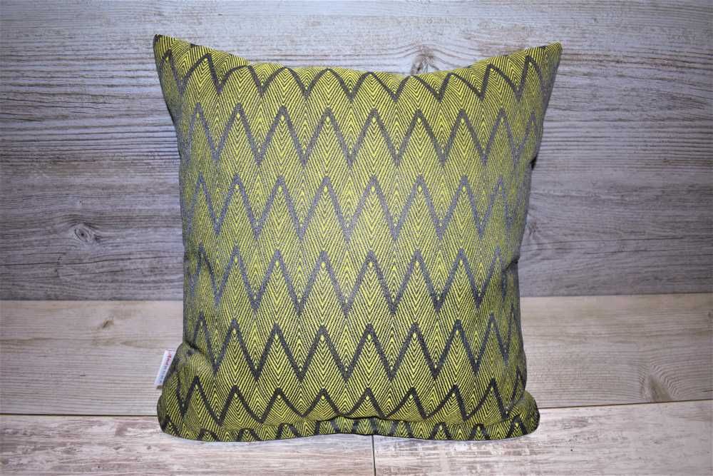 Poszewka  45 x 45 cm szaro zielona