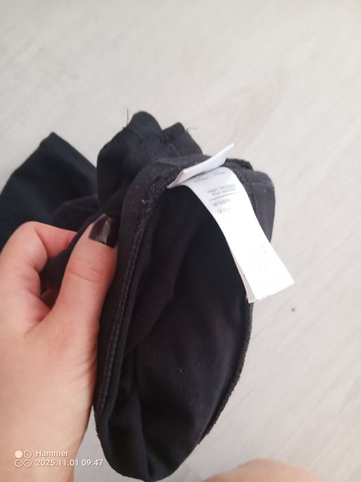 Czarne leginsy ff 134 cm