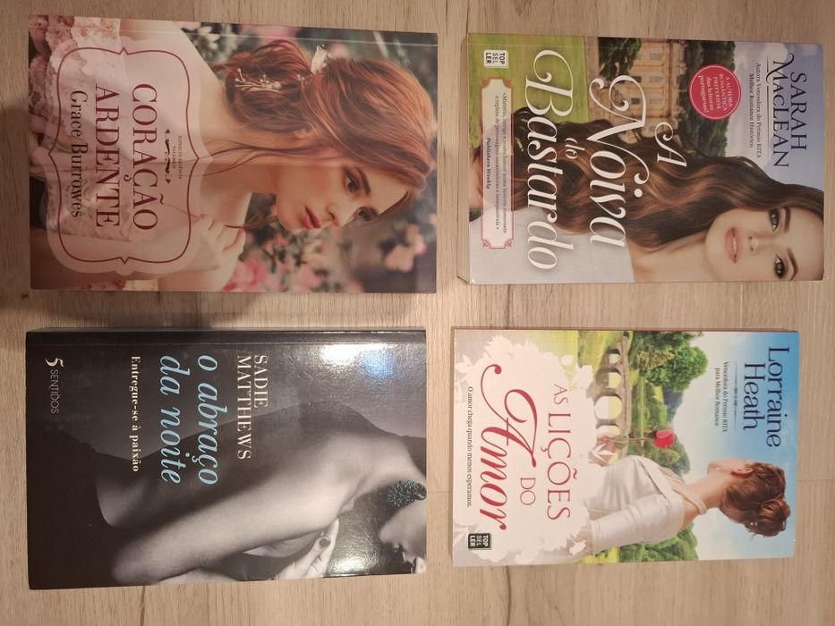 Livros romance (Beth Kery, Nora Roberts, E L James)