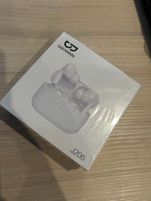 Nowe słuchawki bezprzewodowe GOOJODOQ J206 Bluetooth 5.3 ANC / ENC białe