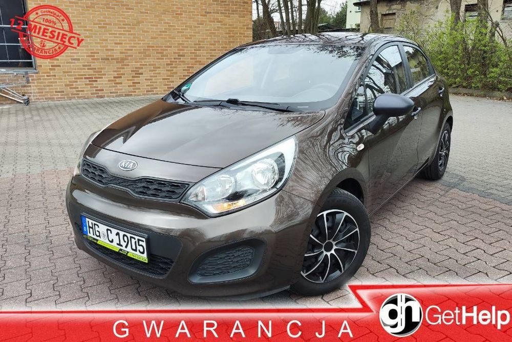 Kia Rio Rok Gwarancji w Cenie,Świeżo sprowadzony,bezwypadkowy,kom.pokład.