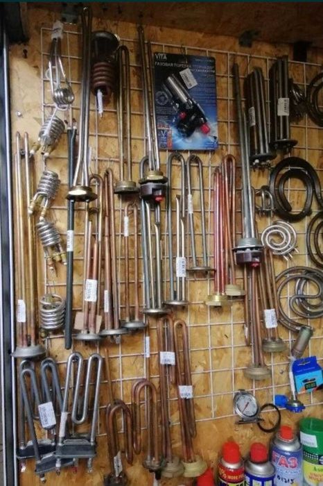 Тэны для бойлера, водяные,сухие,аноды