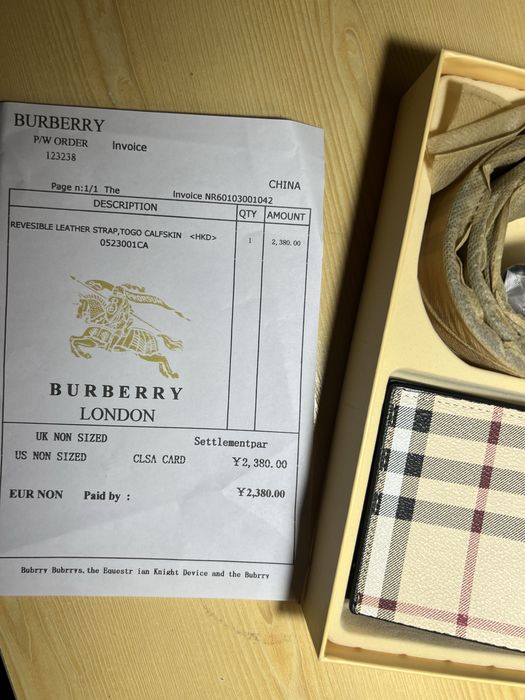 Новий набор Burberry
