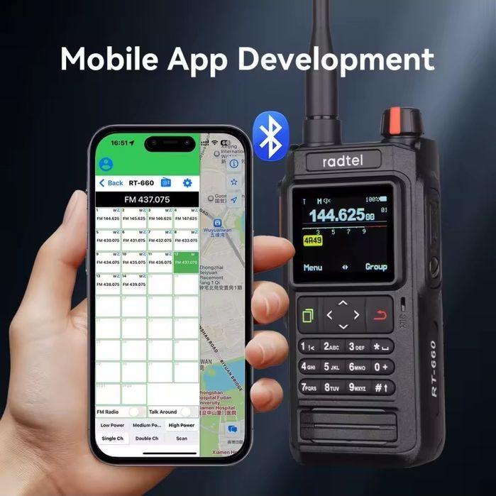 Рація Radtel RT-660 або VR-N76 (GPS,APRS,IP-67)