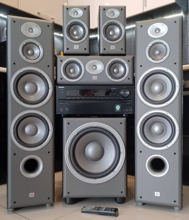 Kino Domowe Onkyo Kolumny JBL Subwoofer Aktywny