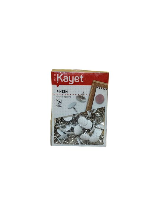 Pinezki Kayet 120 szt mix kolor nowe