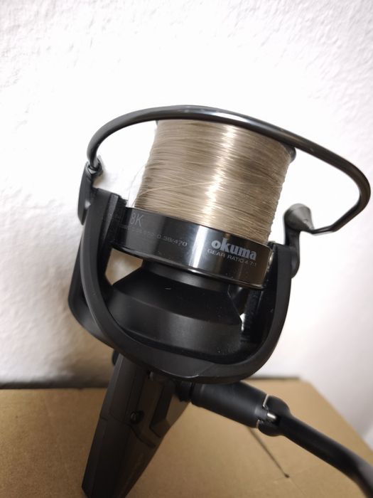 Kołowrotek karpiowy Okuma 8K.