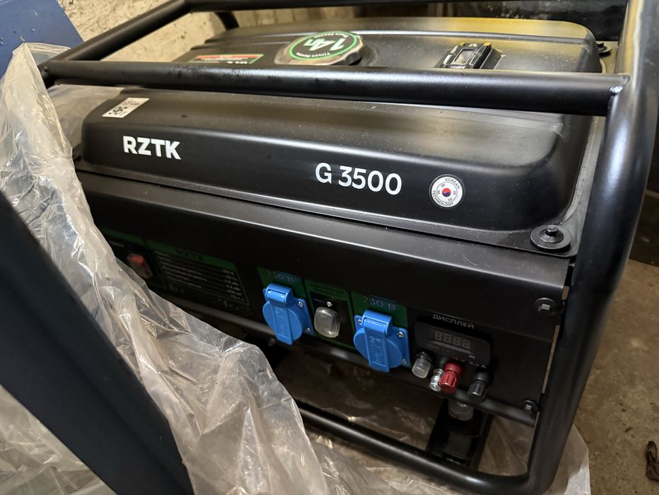 Бензиновий генератор RZTK G 3500