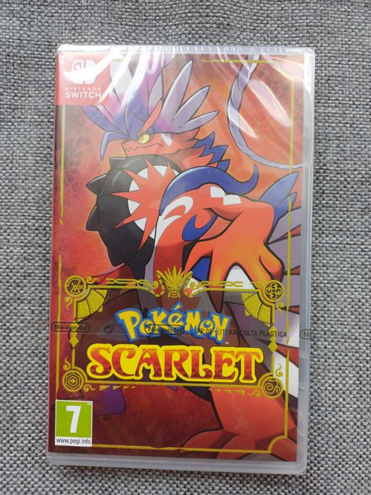 Pokemon Scarlet Nintendo Switch 1/2 nowa oryginalnie zafoliowana