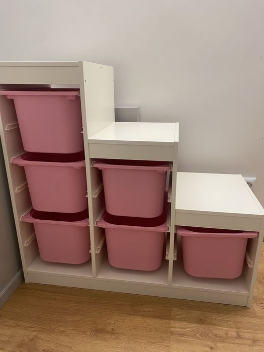 Продам ІКЕА Стелаж з контейнерами