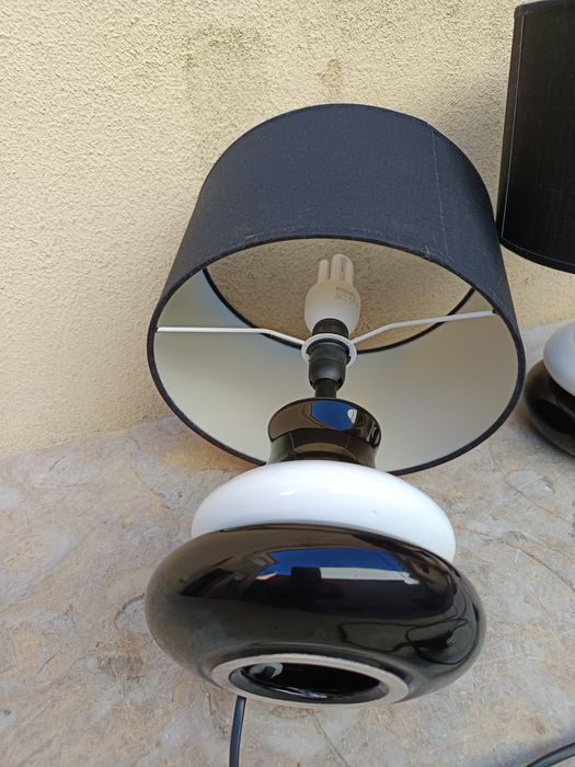 Conjunto candeeiros de mesa cabeceira