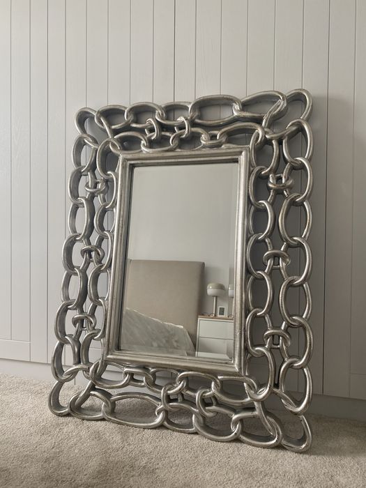 Espelho prateado 85 cm x 111 cm