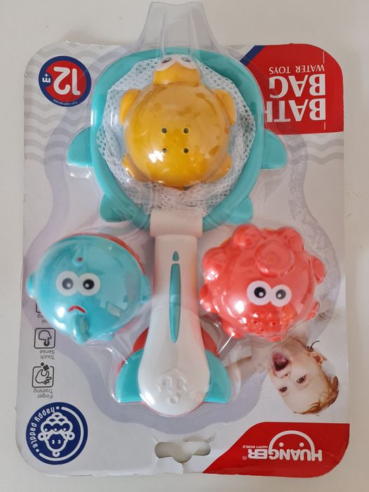 Zabawki kąpielowe z sitkiem