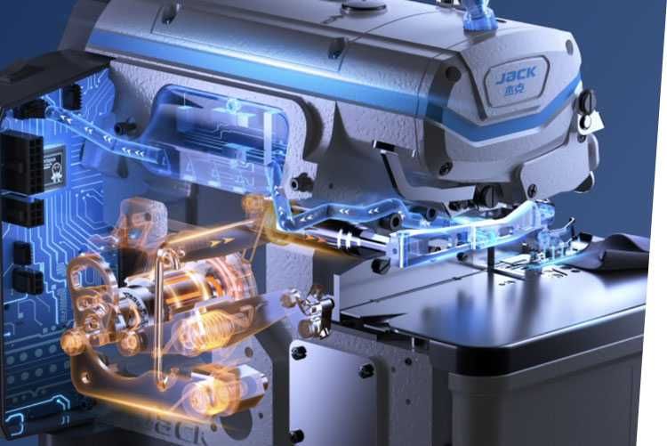Máquina de corte e cose automática industrial JACK C7