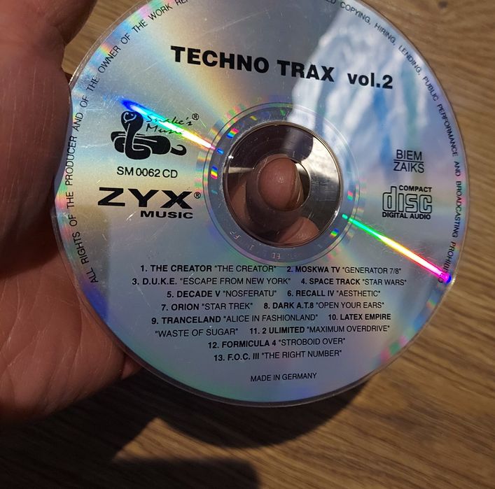 Płyta CD Techno Trax vol 2
