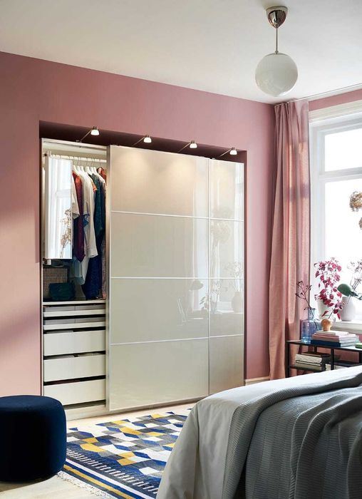 Drzwi przesuwne z panelami do szafy PAX