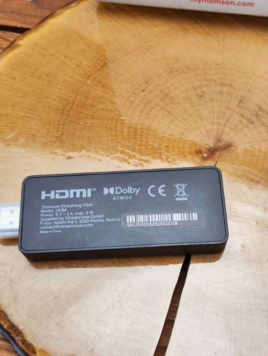 Google TV Stick Thomson 140M 4K Streaming Chromecast Android 14