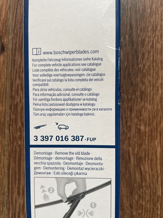 Escova traseira Bosch A334H