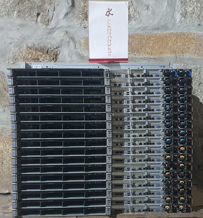 HP DL360 G9 | 64 x vCPU | 96GB RAM | 16TB | | Suporta 3.5" e 2.5"