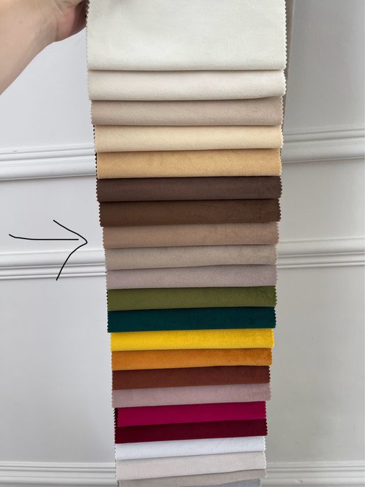 Welur velvet kolor 08 karmel