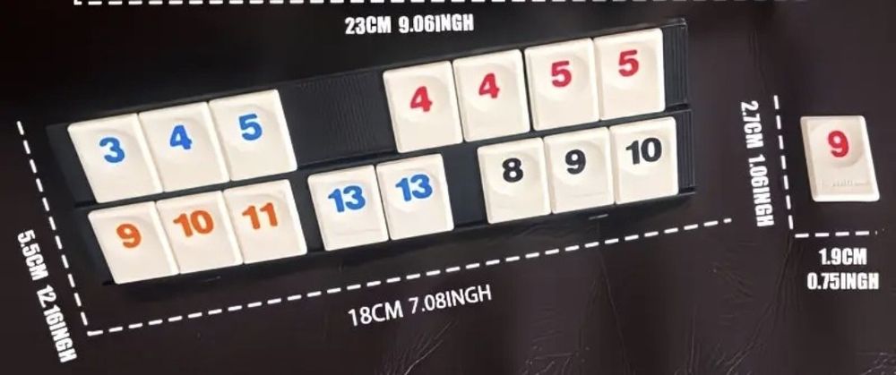 Rummik nowy zapraszam 2 sztuki