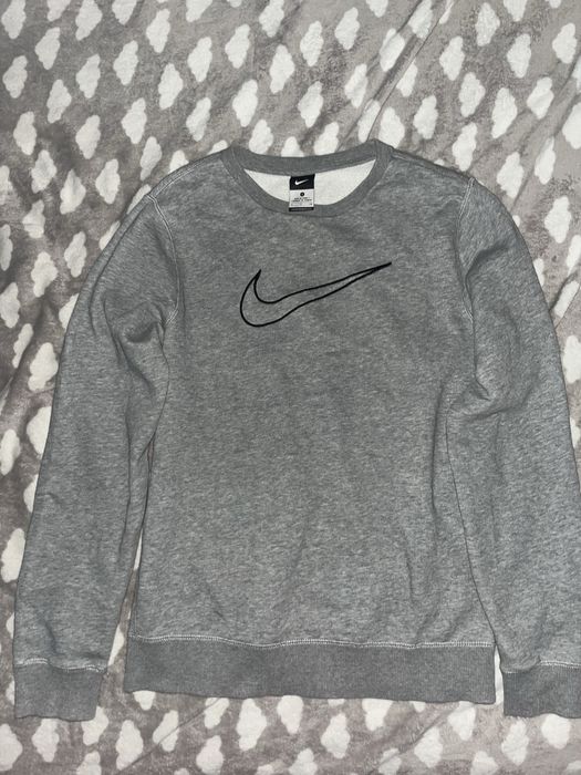 світшот nike сірий sk8 y2k