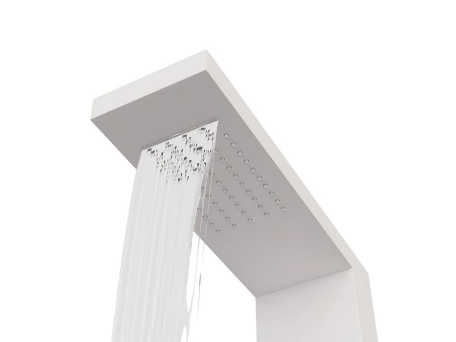 Sistema de Coluna de Duche em alumínio branco - NOVO