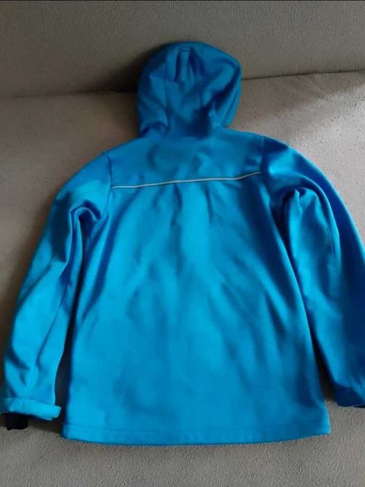Kurtka Softshell r. 146/152 Crivit, chłopięca, niebieska