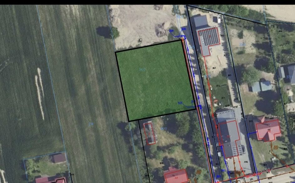 Działka budowlana 1407 m² – Somianka Parcele | Ogrodzona | Media | Udział w drodze MPZP - Widok 3