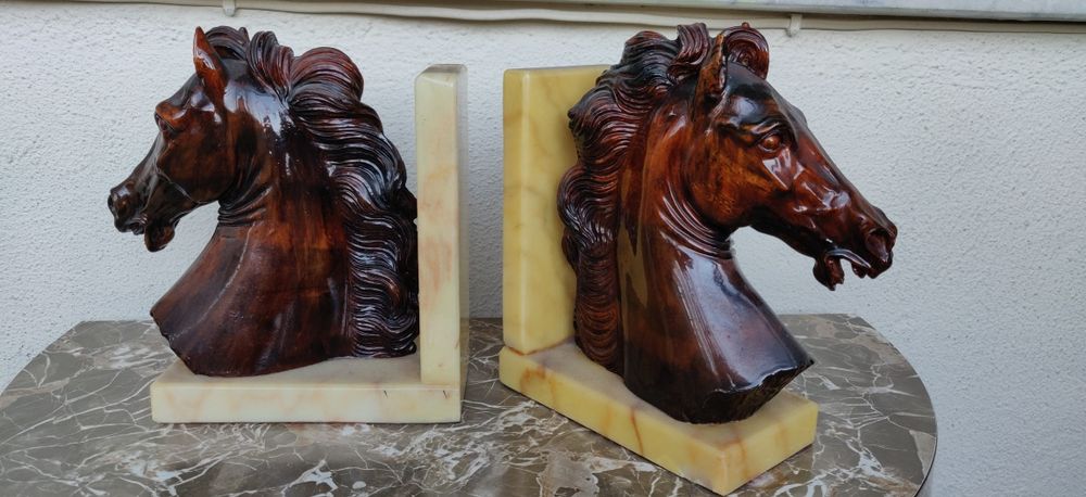 Suporte livros mármore