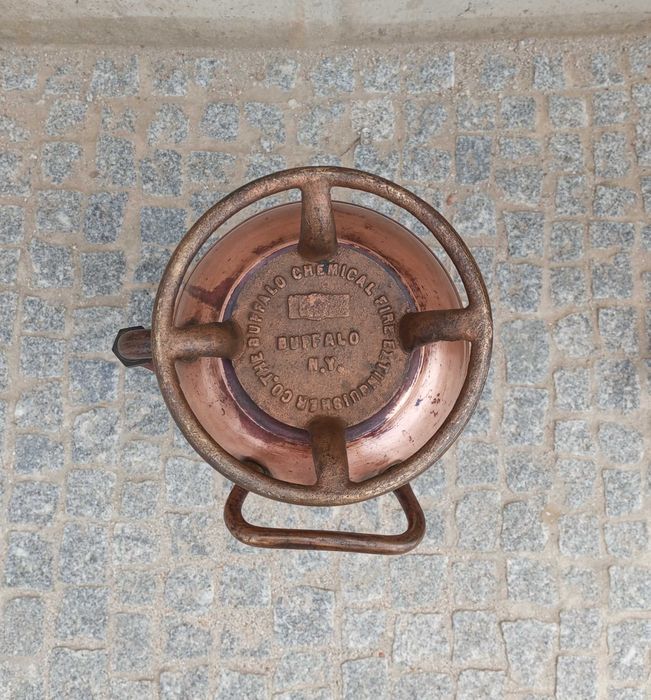 Antigo extintor americano The Buffalo Chemical Fire Extinguisher Co.