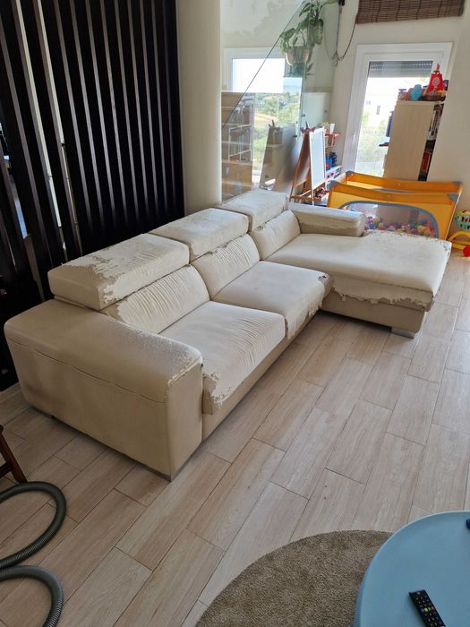 Chaise longue Antarte em pele ~310cm