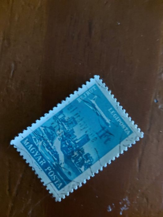 Selo de colecão azul