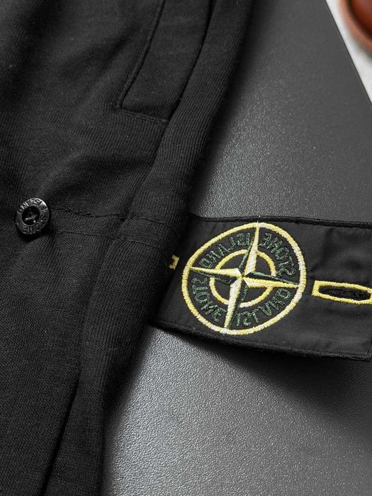 Черные Шорты Стон Айленд - Спортивні Шорти Stone Island