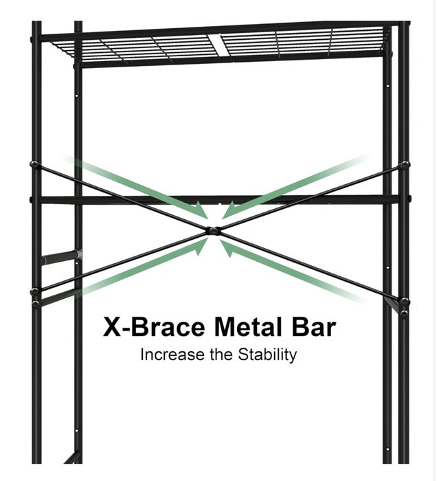 Nowy MALBOO regał nad pralkę, półka do łazienki, stabilna, porządna!