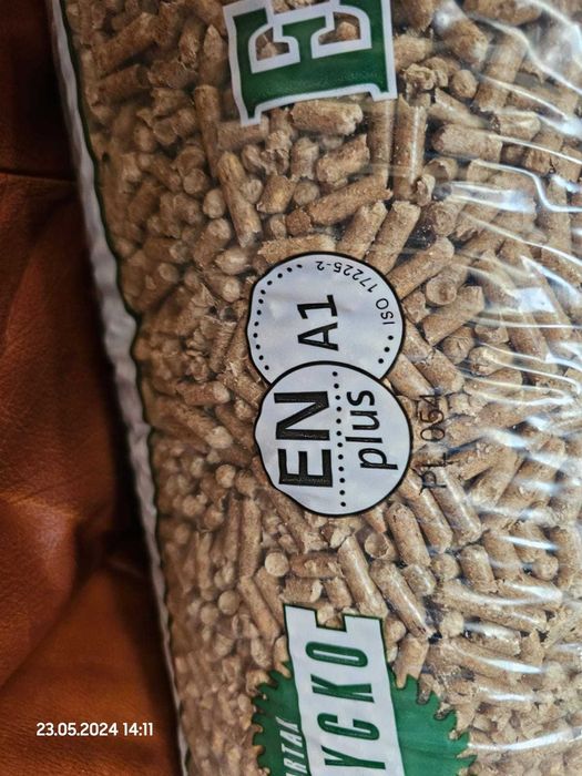 Pellet drzewny EcoPellet ENplus A1 6mm - paleta 975kg - dostawa gratis