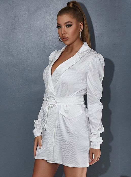 Платье пиджак жакет вечернее праздничное коктейльное мини plt