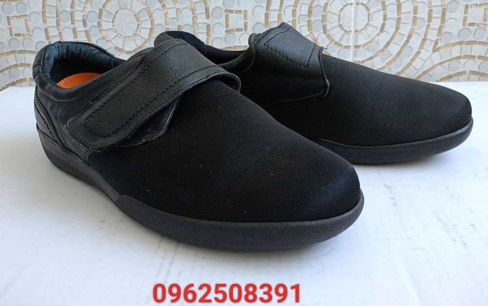 Мокасины мужские мягкие, удобные, черного цвета. Фирма TRU STYLE FLEX