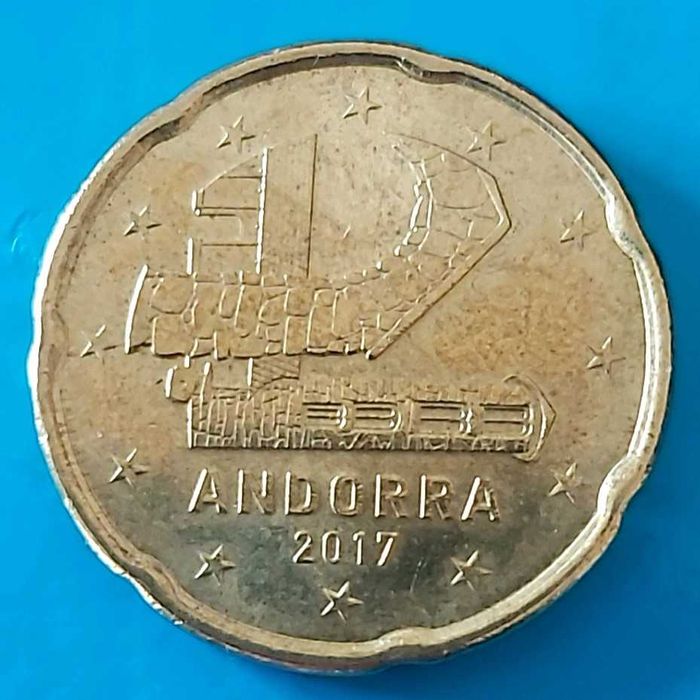 20 Cêntimos de 2017 de Andorra