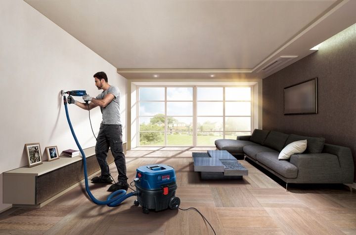 Odkurzacz Przemysłowy Bosch Gas 12-25 Pl 1250w L Praca Na Sucho I Na M