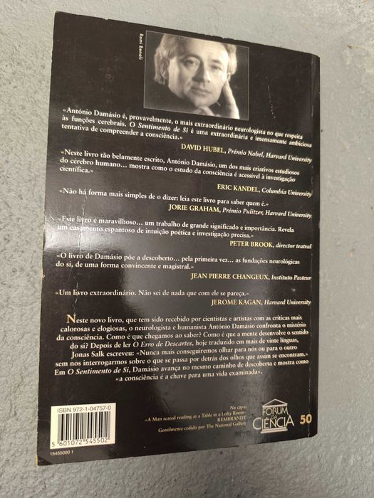 O Sentimento de Si — António Damásio (Europa-América)