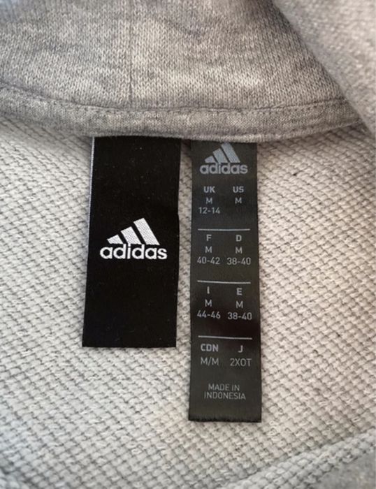 Szara bluza adidas