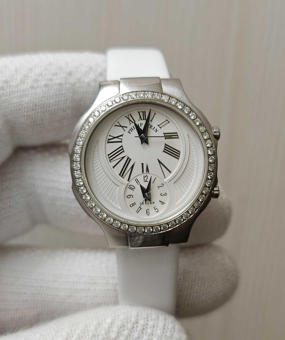 Жіночий годинник Philip Stein Teslar Diamonds Dual time з діамантами