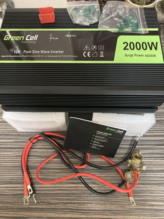 Инвертор 2000/4000Вт, дві розетки