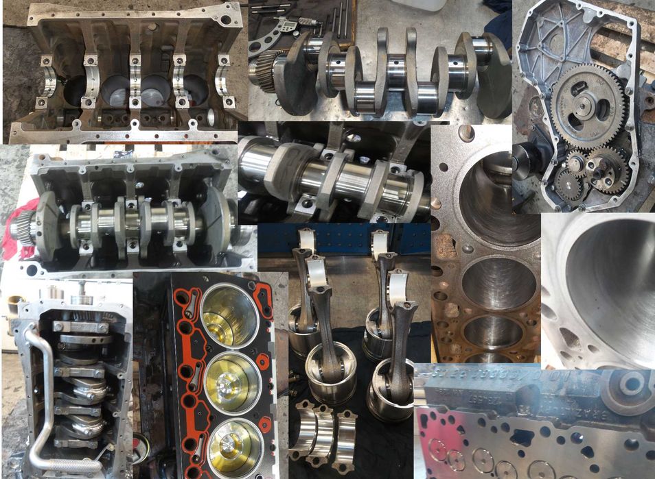 Remont silnika - Cummins 4BT 3.9 - koparka ładowarka ciągnik